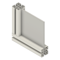 63-100-G MODULAR SOLUTIONS PVC PANEL<br>1/4" X 48" X 96", GRAY